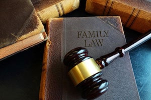 A Family Law Book and a Gavel